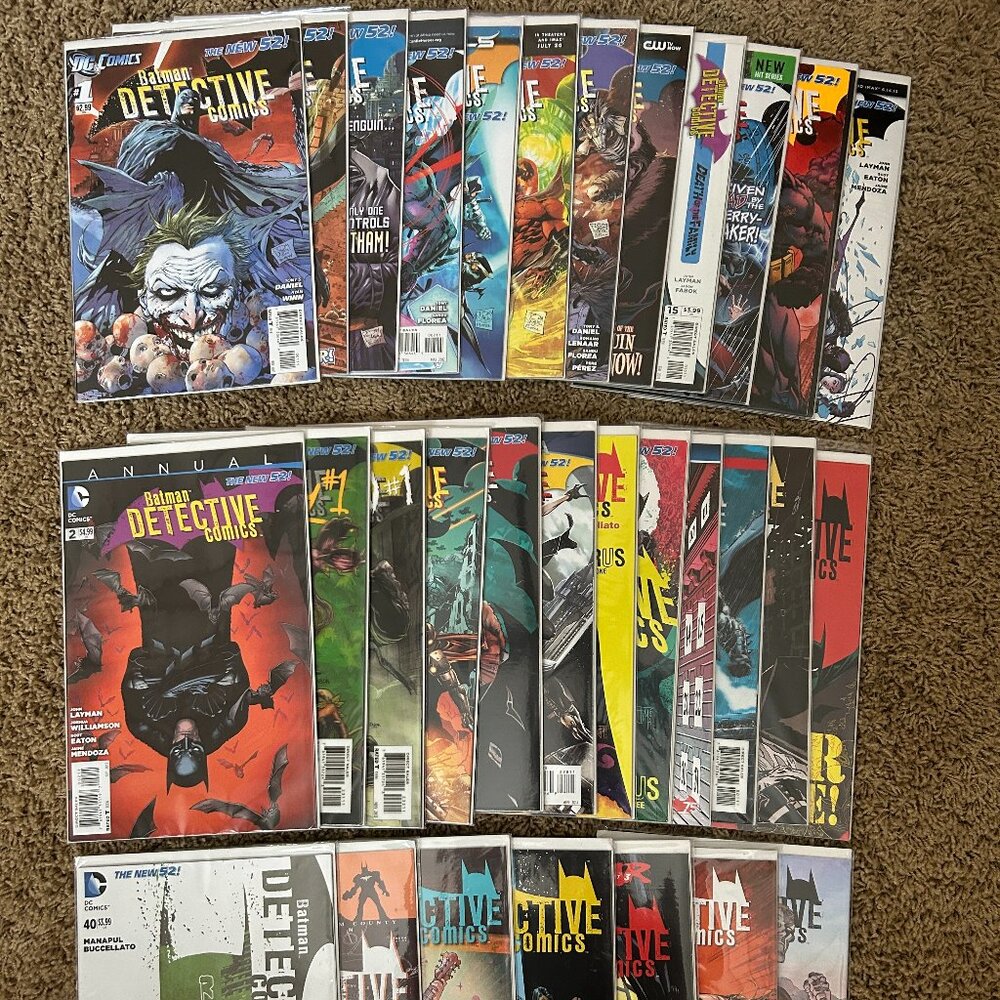 Batman Detective Comics New 52  2011-2016 - Full Run Like New Condition